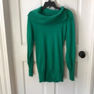 Limited green turtleneck tunic size small
